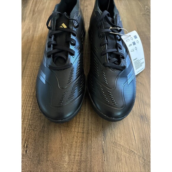 Adidas Predator League TF Low Turf Soccer Cleats Men Size 7.5 Black IF6377 - Picture 4 of 7